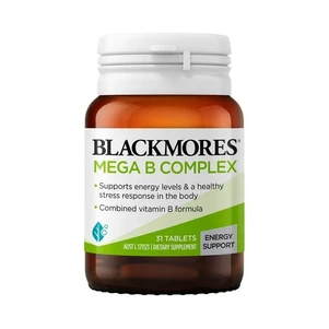 (PRE ORDER) Blackmores Mega B Complex 31 Tablets shelf life 2yrs